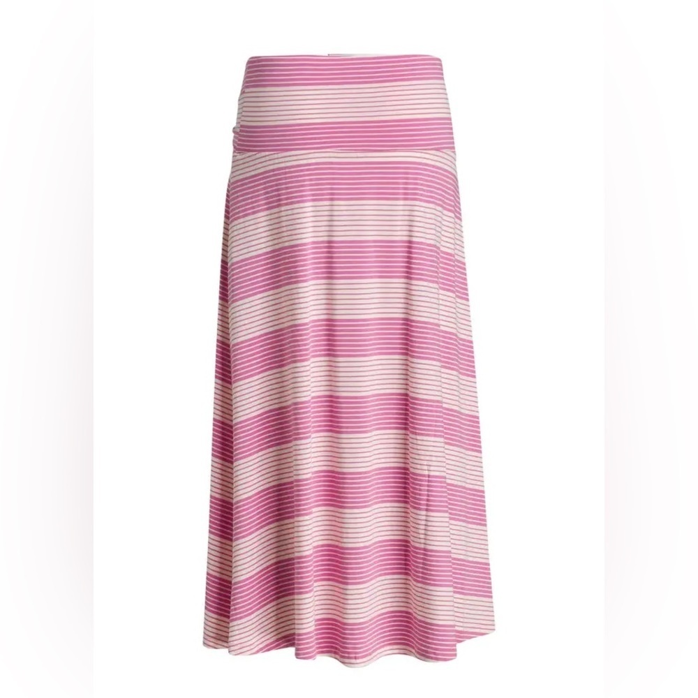 Patagonia Pink & White Stripe Skirt — Size M